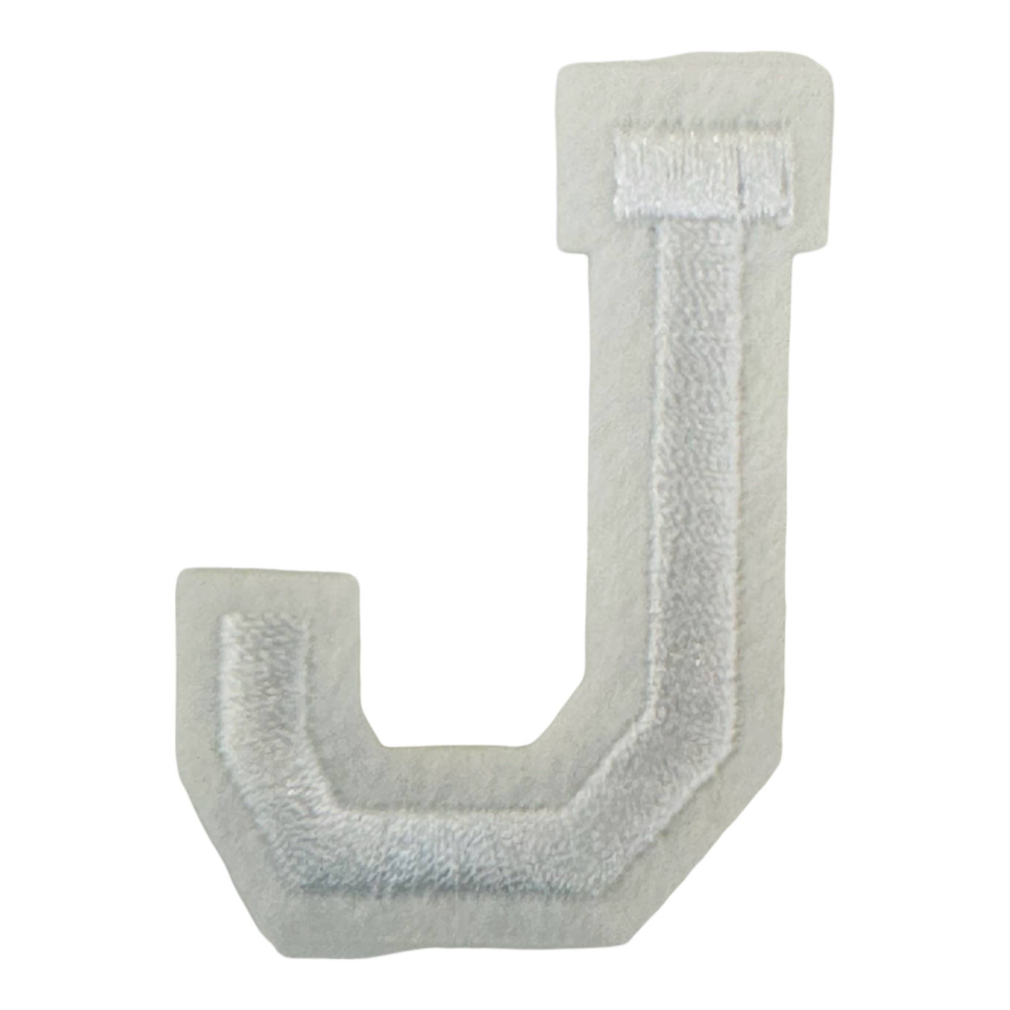 Iron On White Letter Patches