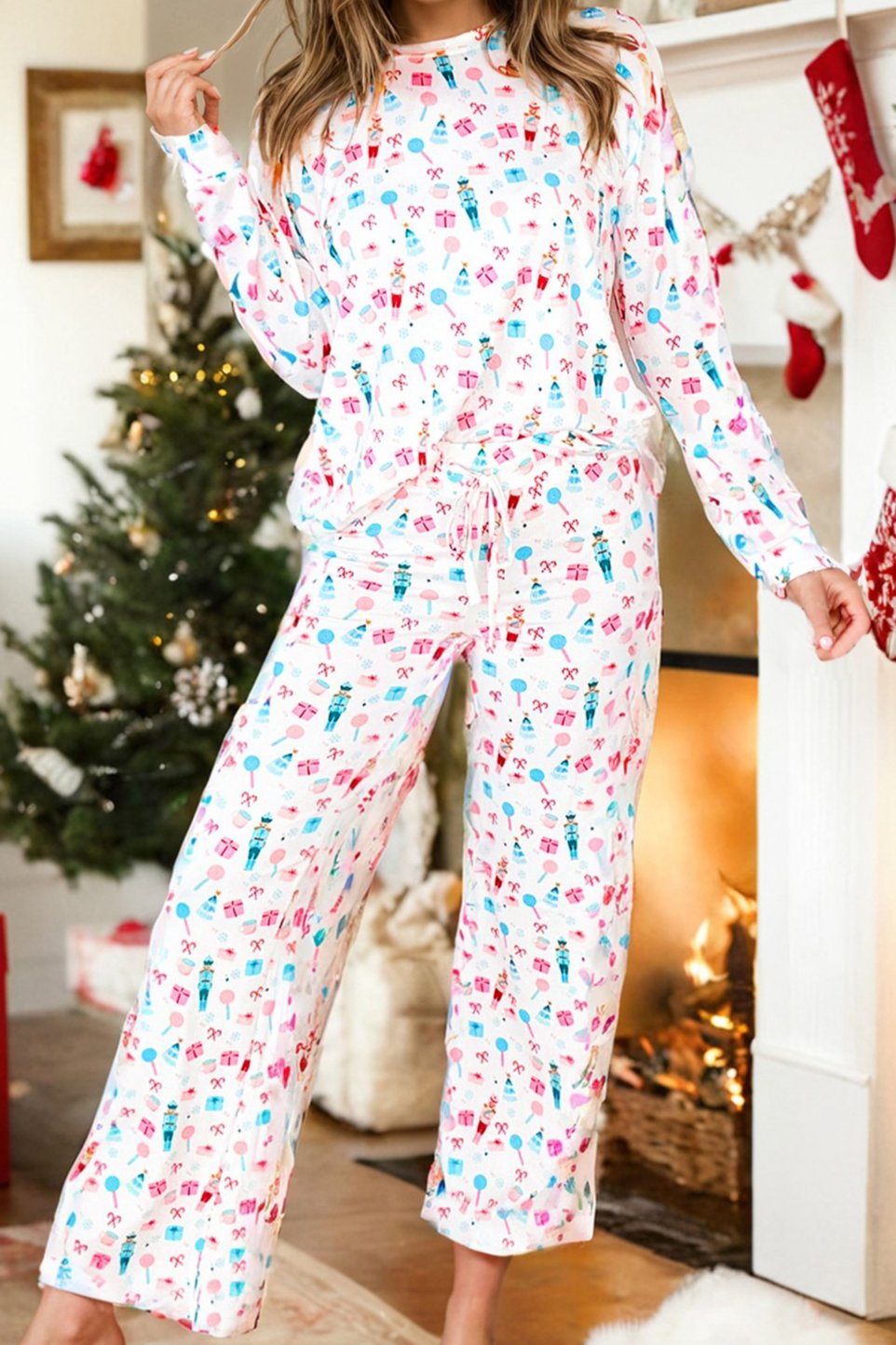 Christmas Long sleeve pant pajama sets