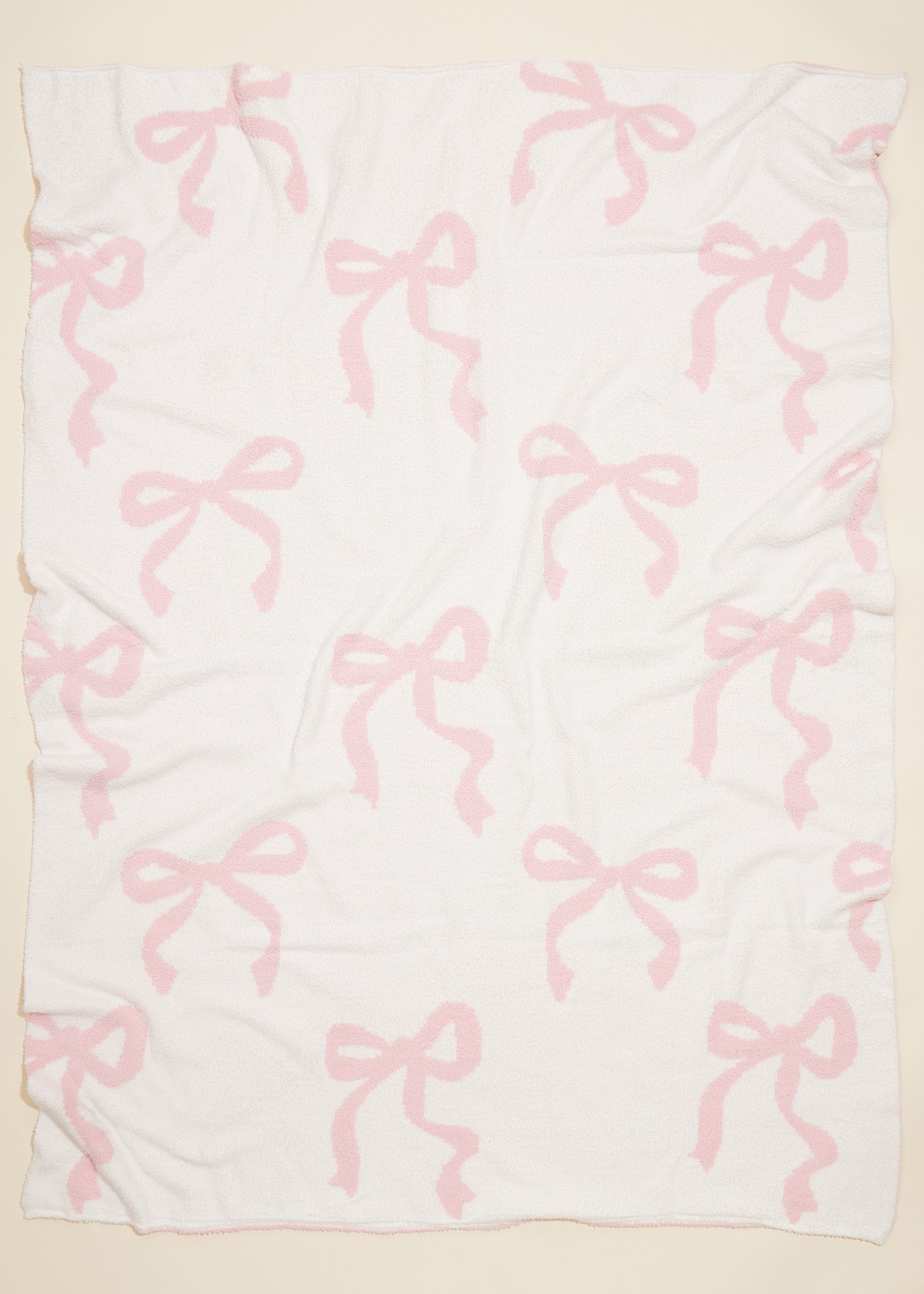 Reversible Multi Bow ribbon blanket