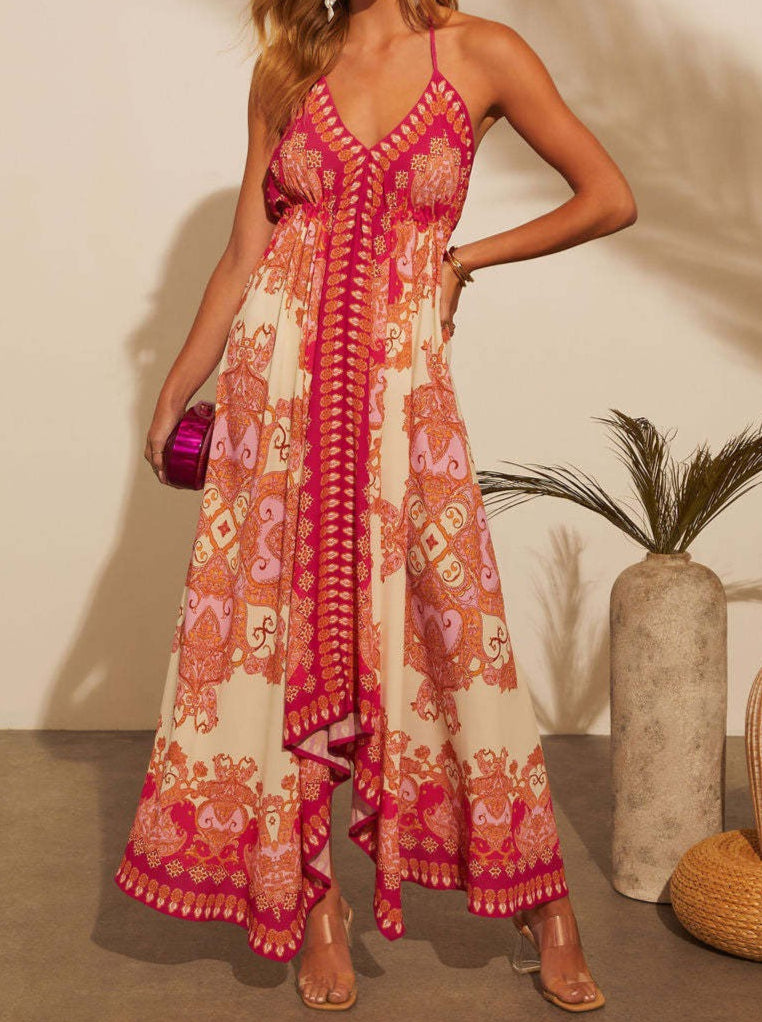 Triangle top and bottom maxi