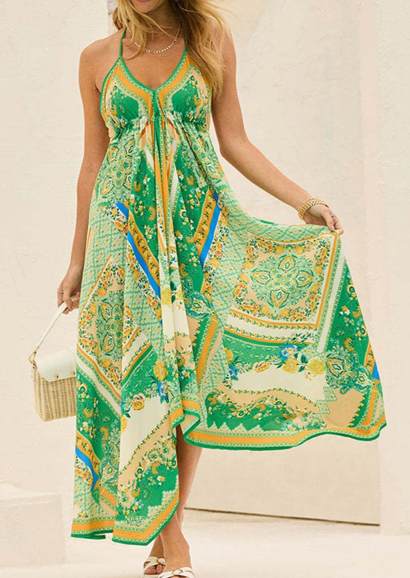 Triangle top and bottom maxi