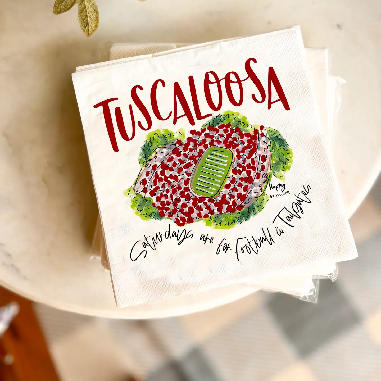 Tuscaloosa tailgate napkins - 20 pack