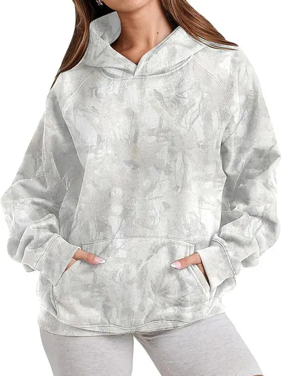 Hunting camouflage front pocket hoodie