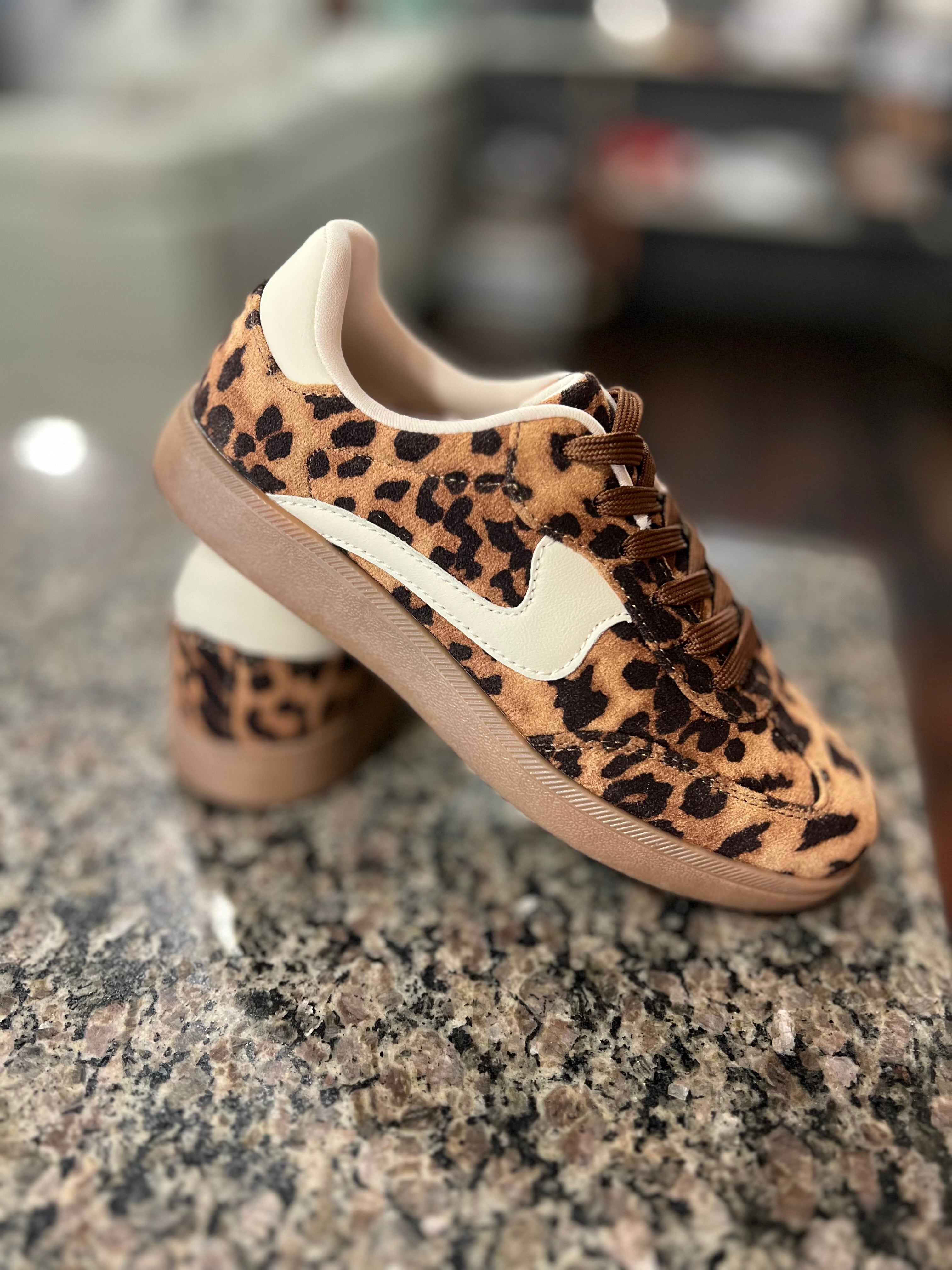 Leopard print low top sneaker-Remus
