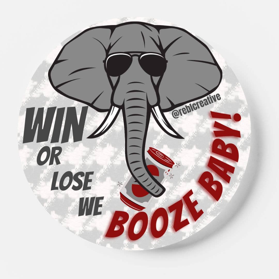 Boozey - Elephant - Game Day Button