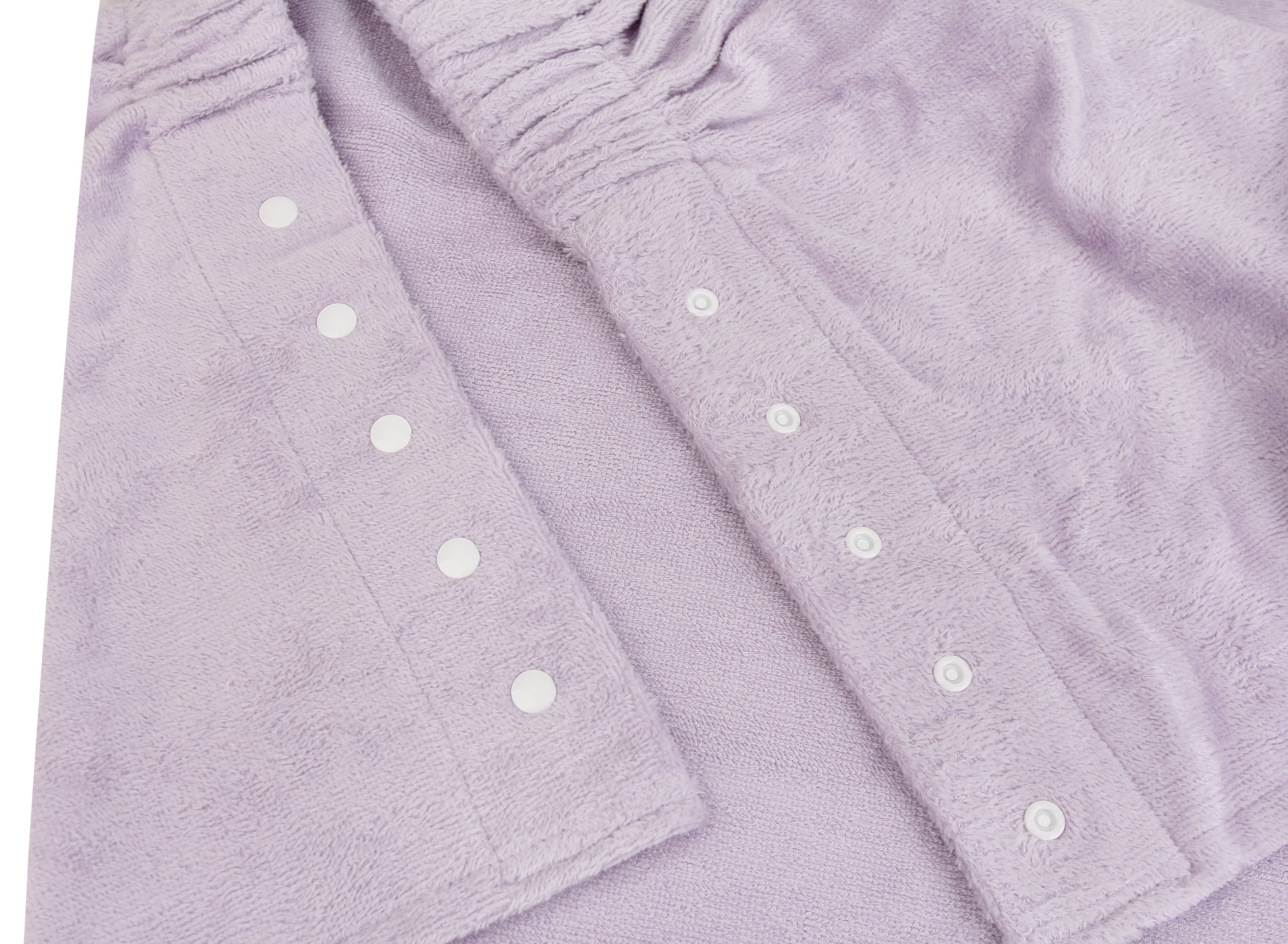 Extra Plush Bath Wrap + Hair Turban Set - Mulberry