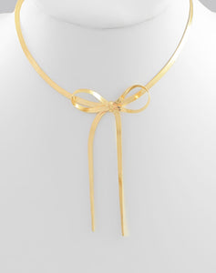 Snake Bow necklace
