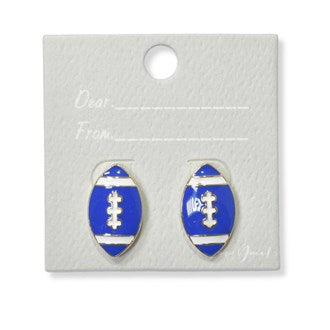 Enamel football studs