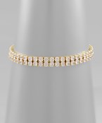 2 row tennis bracelet