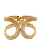 Double Omega bangle cuff