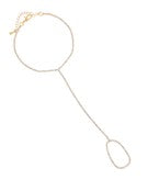 Thin Rhinestone hand chain