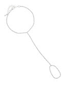 Thin Rhinestone hand chain