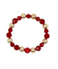 Pave Ball & Bead Bracelet