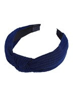 Knotted rib knit headband