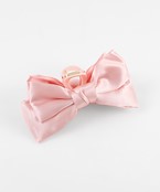 Double bow hair claw clip