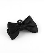 Double bow hair claw clip