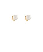 clip on pearl studs