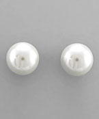 12 mm pearl studs