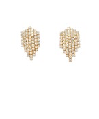 mini burst rhinestone earring