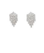 mini burst rhinestone earring