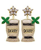 Derby mint Julip earring