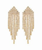 Mini arrow head rhinestone earrings