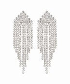 Mini arrow head rhinestone earrings