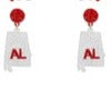Acrylic state of Alabama dangle earring