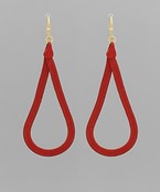 Snake chain open oval hoops