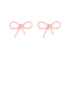 Acrylic bow stud earrings