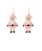 Pink epoxy santa claus