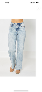 Wide Mineral Wash Jean
