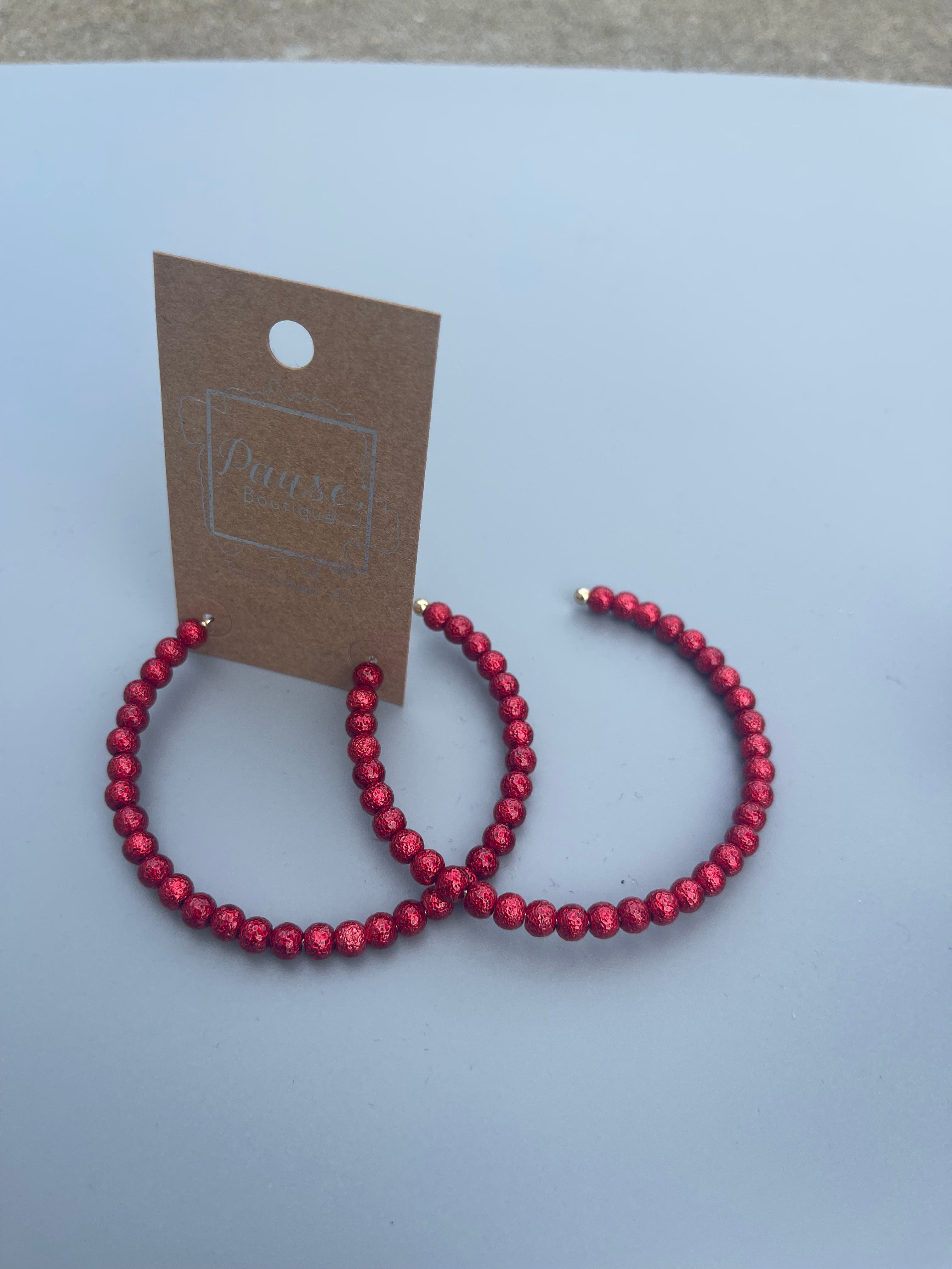 textured metal ball hoops