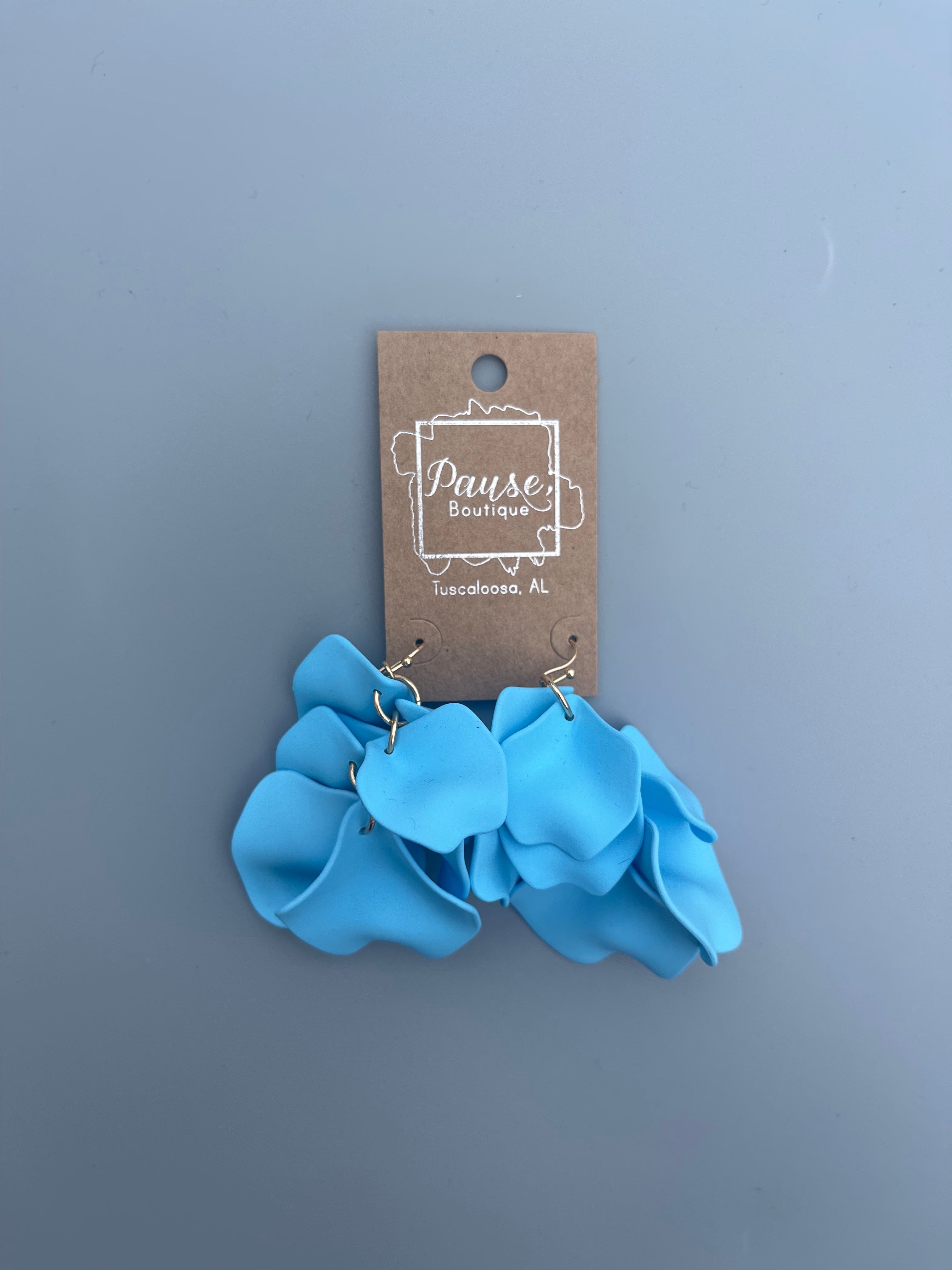 Color coated epoxy petal drops fishhook