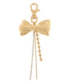 Full gold bow with different strand keychain