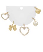 5pc set detachable charms