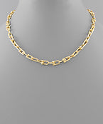 U shape chain necklace