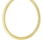 gold dipped single omega choker