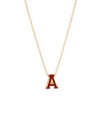 3D letter A for Alabama necklace
