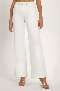 Risen High rise wide leg jeans- RDP5399-N