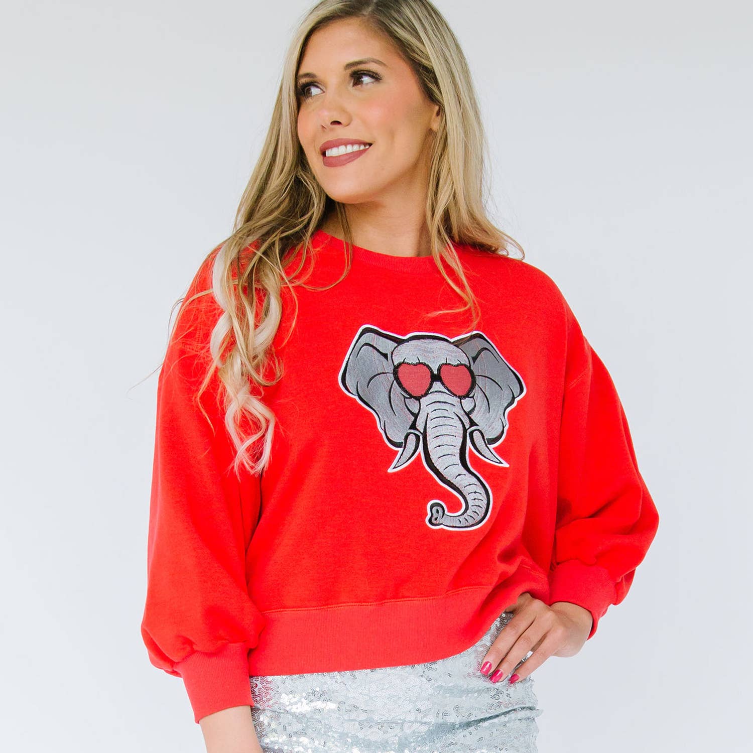 Millie AL Elephant sunglasses sweatshirt