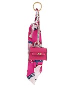 Bag scarf with purse accessory