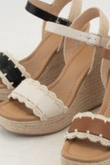 Ivory lace wedge virtual-s bone