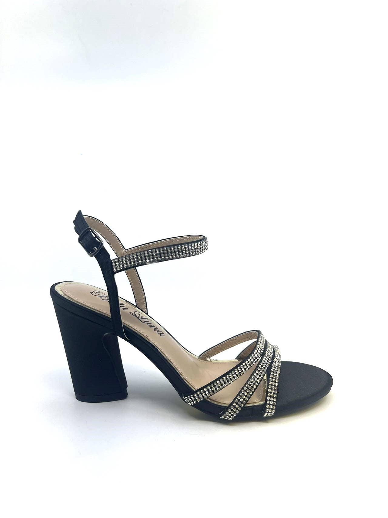 SPL-24 Women's Rhinestone Low Dress Heel