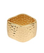 1.5 inch textured hammered cuff