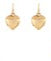 full heart dangle earring