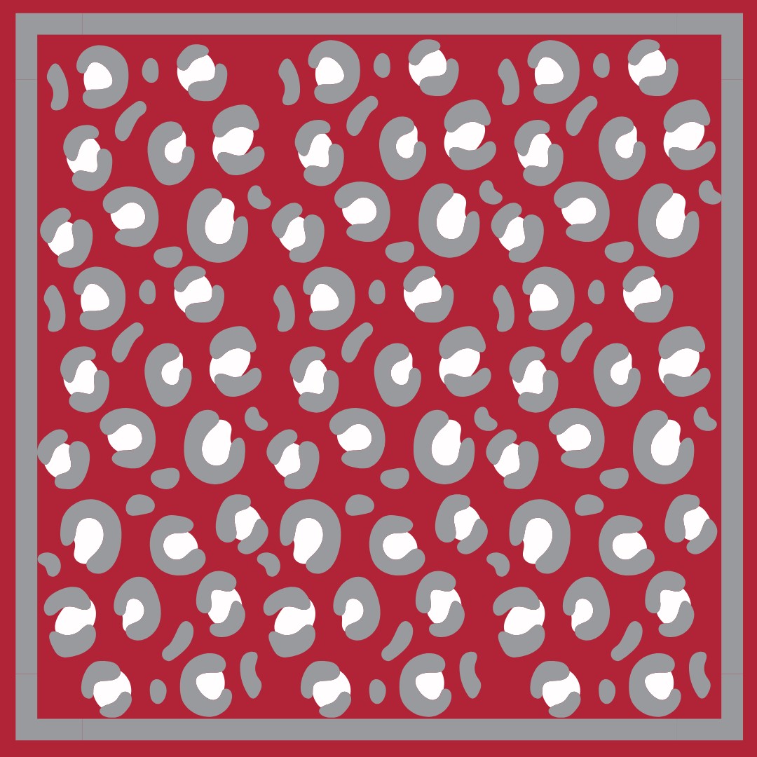 21" X 21" square scarf