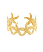 Starfish textured linked cuff