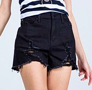 High Rise destroyed shorts