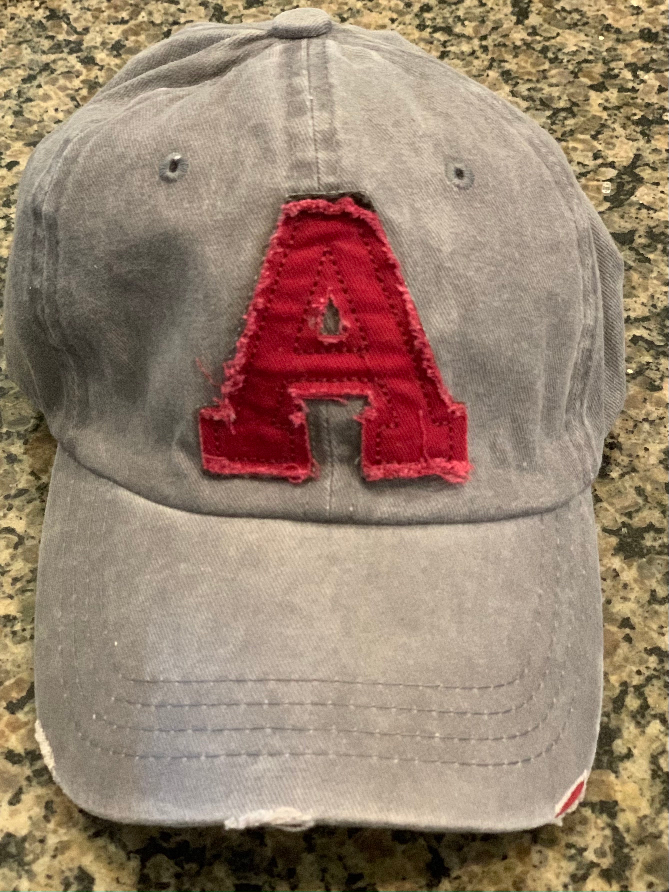 Big A gray AL cap